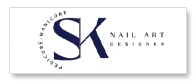 SK Nail Art Designer logosu